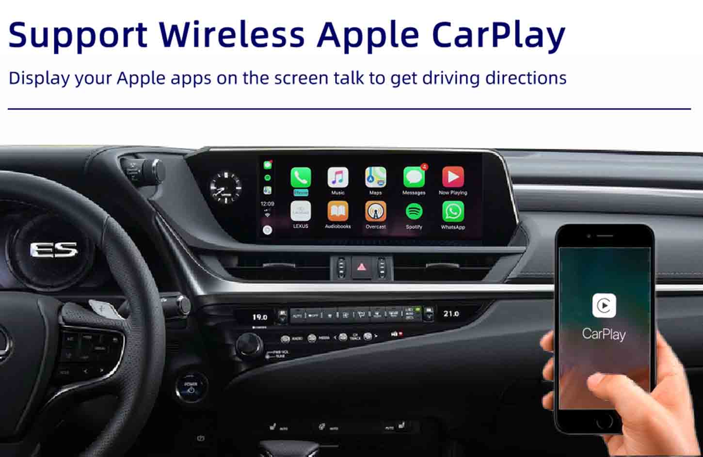 Smart カープレイ module interface のために lexus